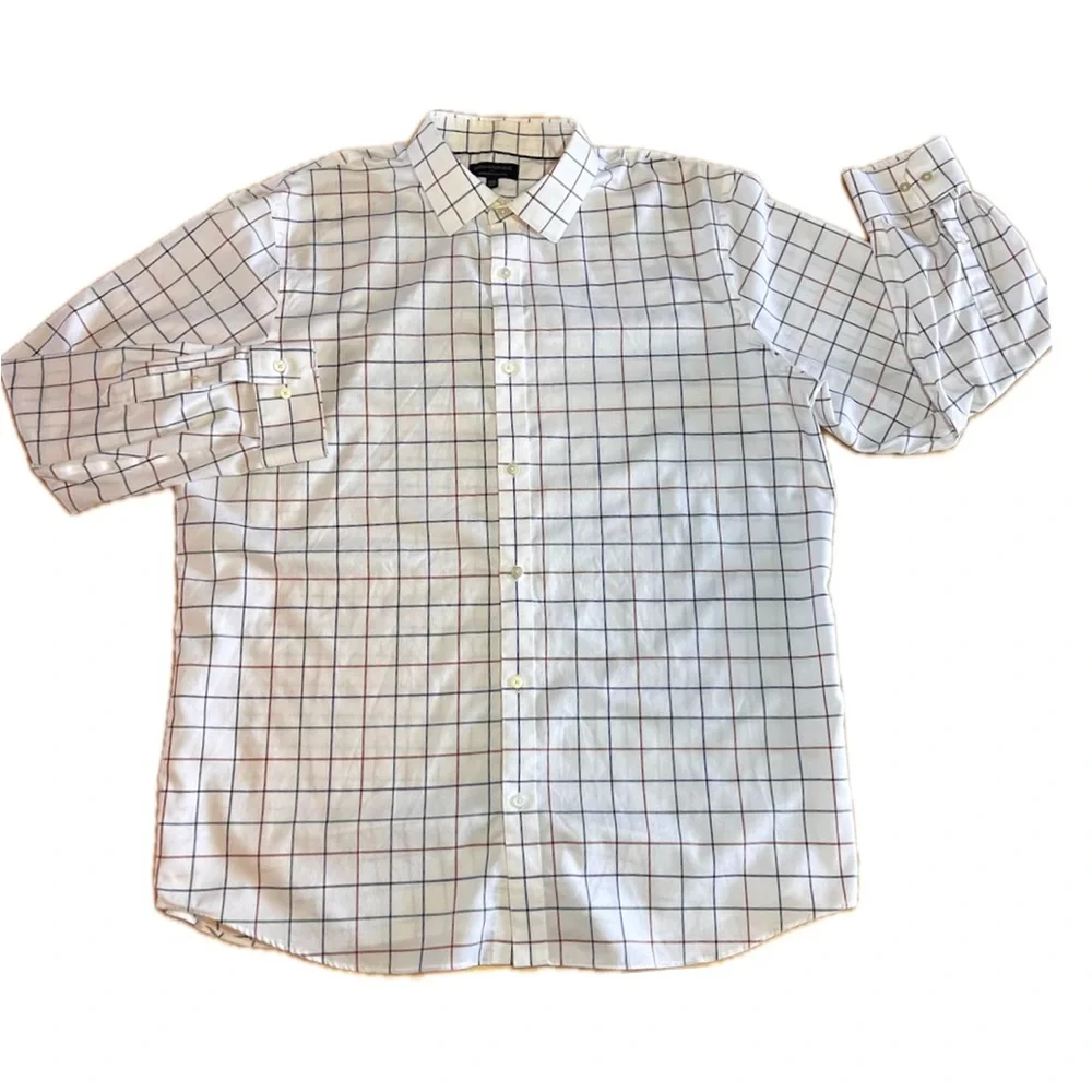 Banana Republic, Wrinkle Resistant, Athletic Fit, Men's Dress Shirt XXL